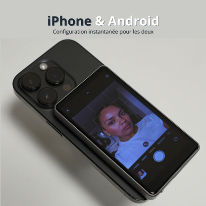 Mavix™ Moniteur Selfie Magnétique pour Caméra Arrière (iPhone & Android)
